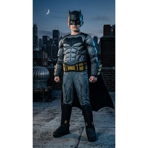 Batman Child Costume DC Comics Medium 8-10 Muscle Chest Halloween Superhero
